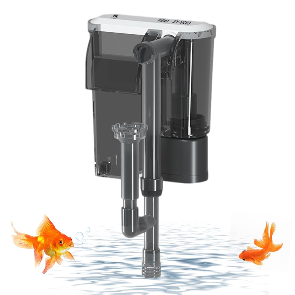 Qpets 3W Aquarium Filter Quiet Fish Tank Filter Aquarium Filter for 9-36L Fish Tank Small Fish Tank Filter Wall Mounting Aquarium Filter Qpets 3W Aquarium Filter Quiet Fish Tank Filter Aquarium Filter for 9-36L Fish Tank Small Fish Tank Filter Wall Mounting Aquarium Filter